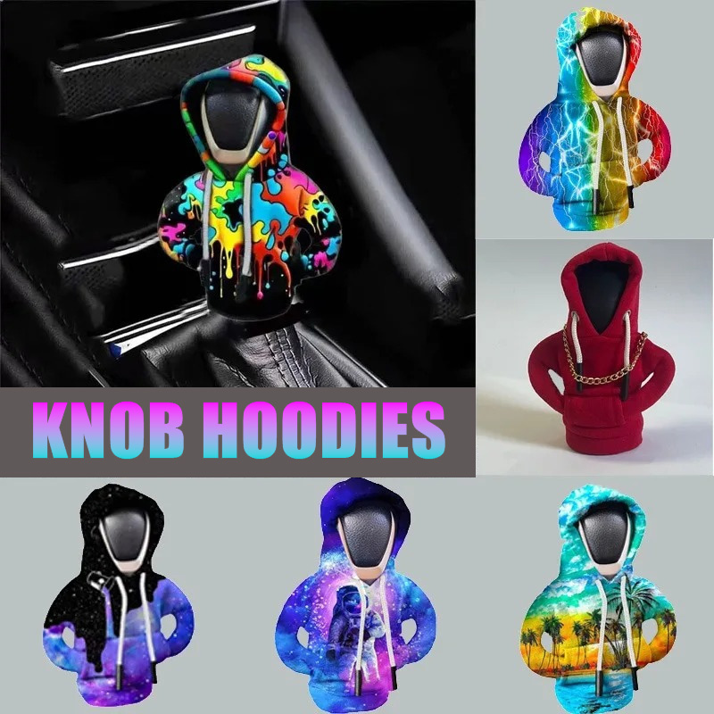 Car Accessories Xmas - Car Hoodie Gear Shift Cover Fashion