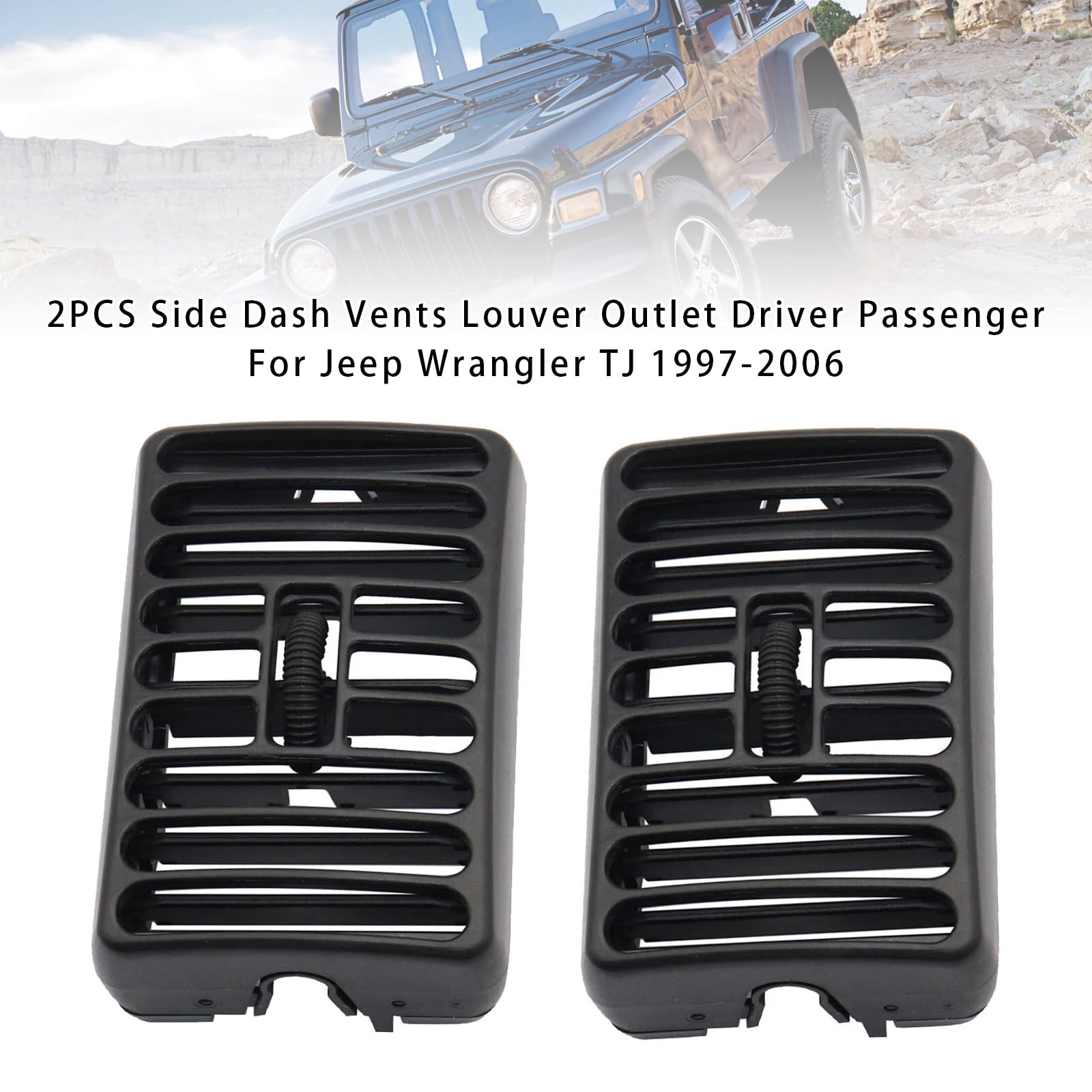Car Accessories For Dashboard - 2Pcs A/C Heater Air Vent Outlet