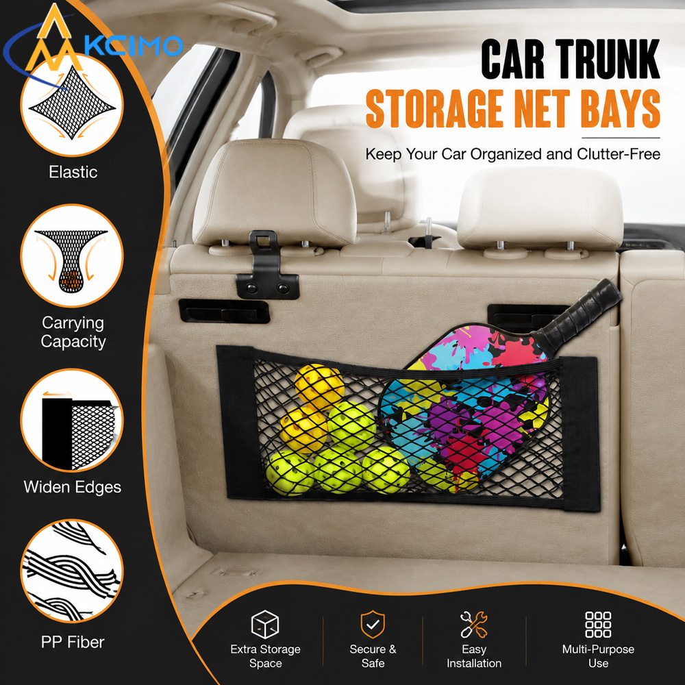 Car Cargo Net Trunk - 1Pc Car Elastic Trunk Storage Mesh