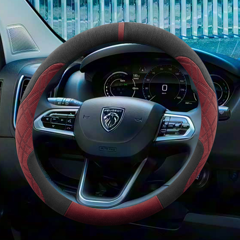 Car Accessories For Winter - Suede Warm Car Steering Wheel Cover