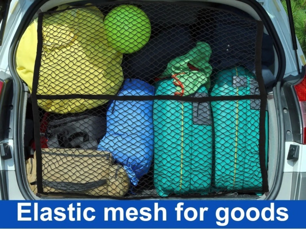 Car Cargo Net Trunk - Car Mesh Elastic Nylon Rear Back