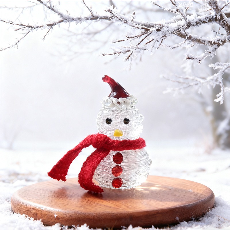 Handcrafted Glass Christmas Tr - Car Accessories Xmas ulasan dan harga