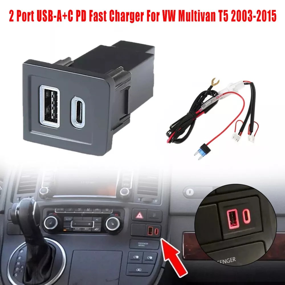 1Pcs Car Accessories USB PD+QC - Car Accessories Qc ulasan dan harga