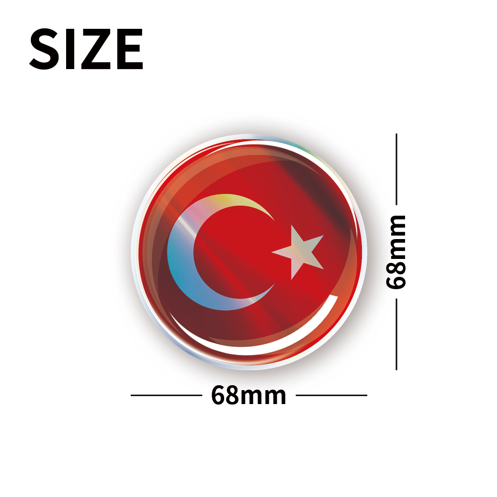 Türkiye Flag Uganda Ukraine Si - Car Accessories Singapore ulasan dan harga