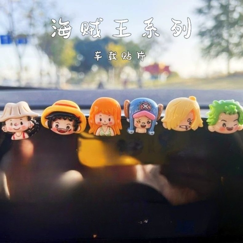 One Piece Cartoon Cute DIY Pat - Car Accessories Wholesale ulasan dan harga