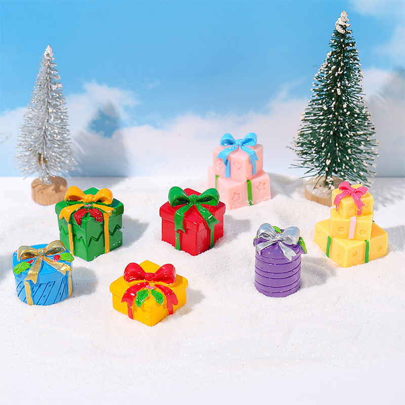 1Pc Mini Christmas Gift Box Re - Car Accessories Xmas ulasan dan harga