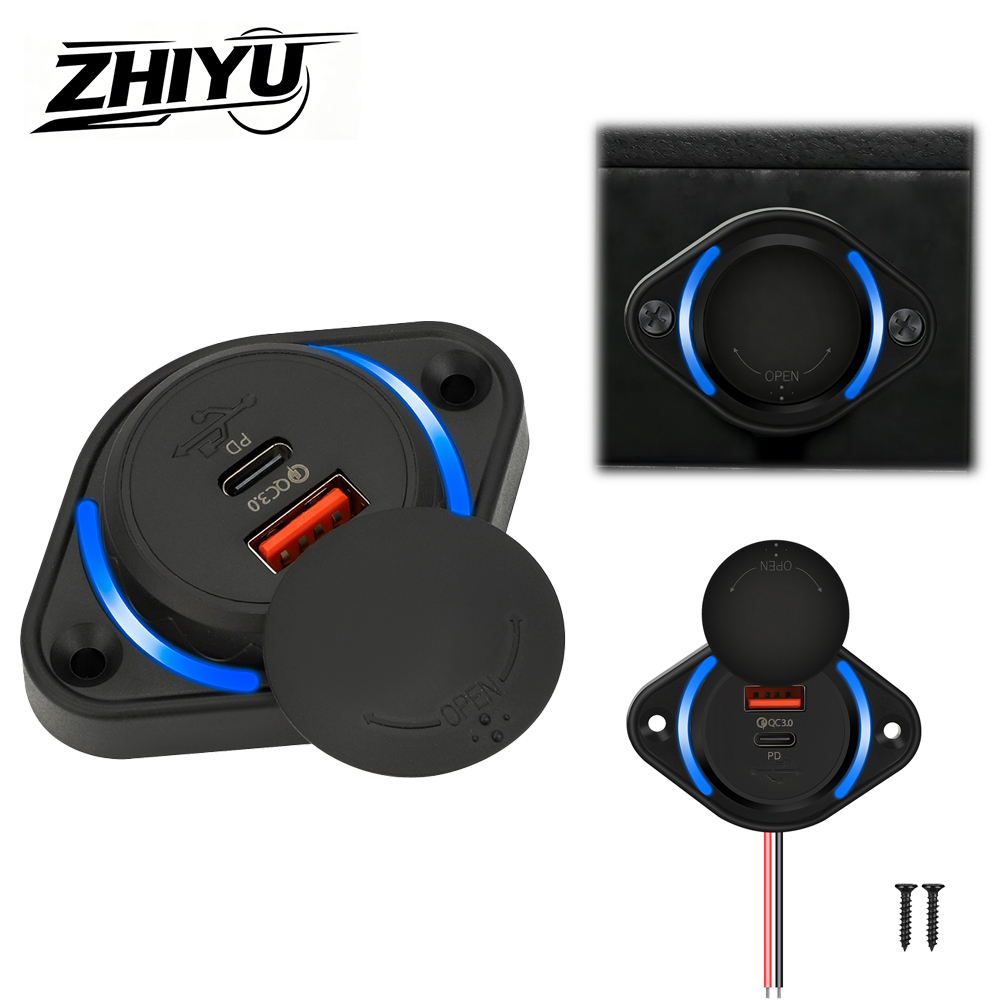 ZHIYU QC 3.0 Dual USB Charger  - Car Accessories Qc ulasan dan harga