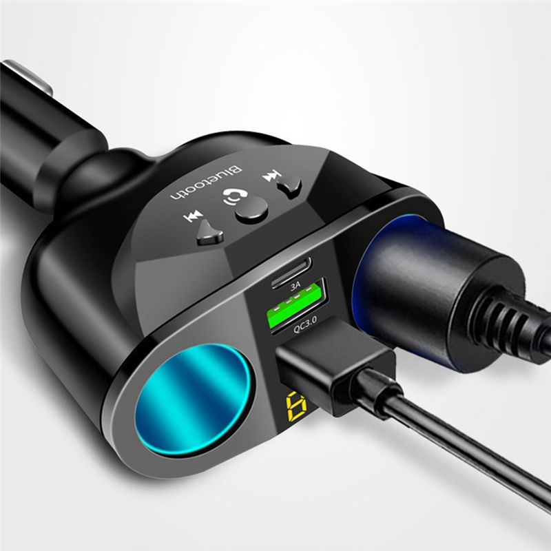 Solid 66W USB Type C MP3 Playe - Car Accessories Qc ulasan dan harga