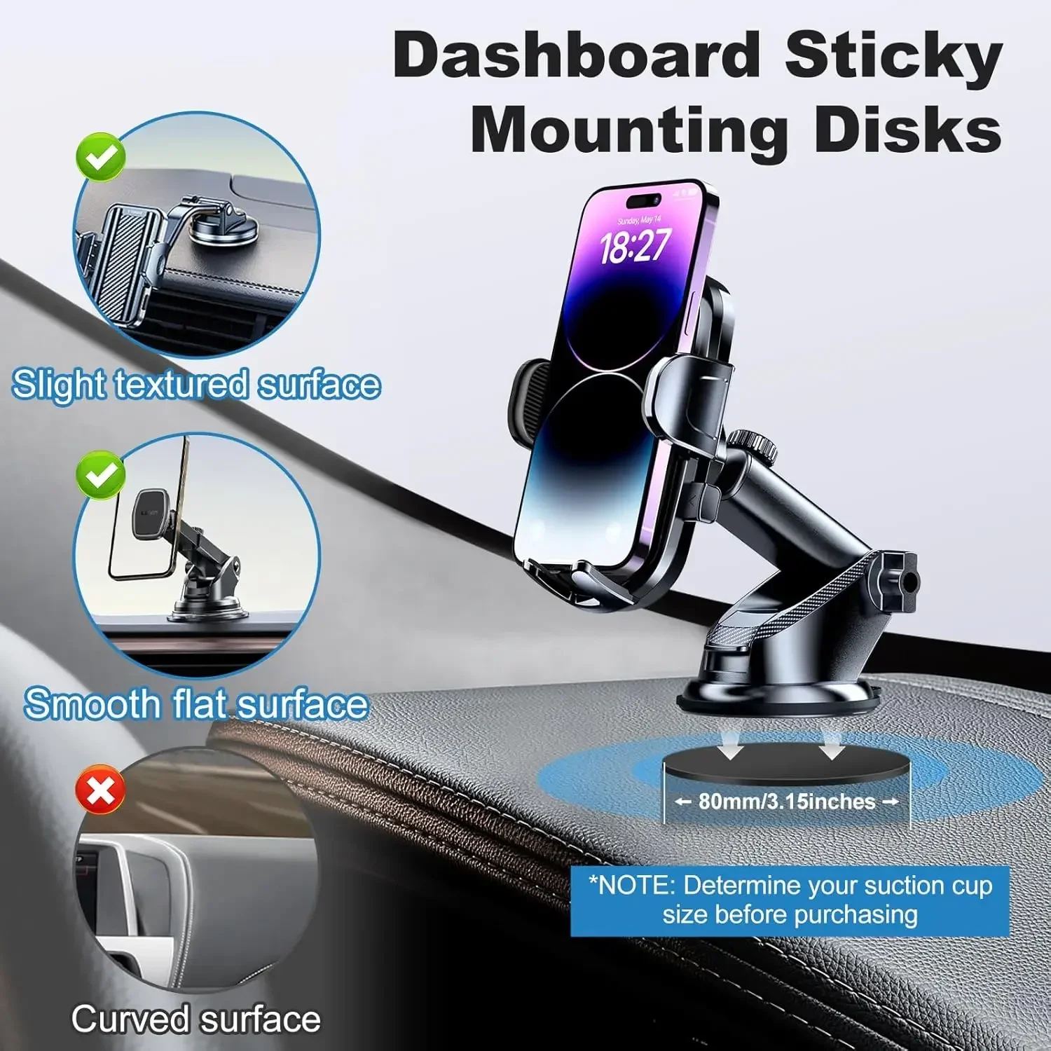 Universal Dashboard Adhesive S - Car Accessories For Dashboard ulasan dan harga