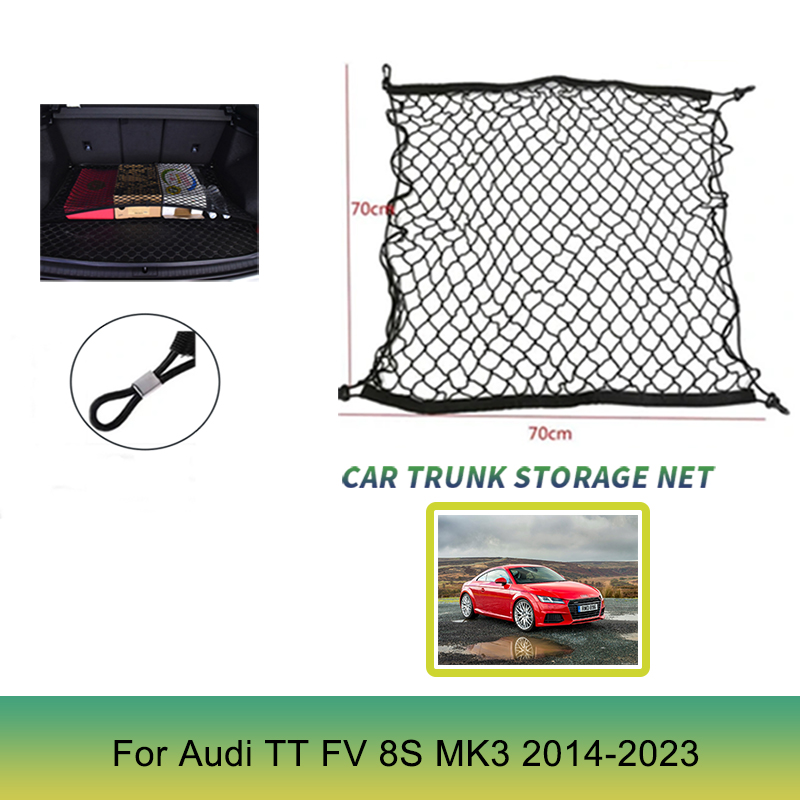 4 HooK 70x70 CM Car Trunk Net  - Car Cargo Net Trunk ulasan dan harga