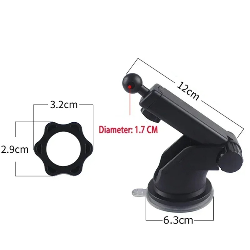 17mm Ball Desk Holder Base Car - Car Accessories For Dashboard ulasan dan harga