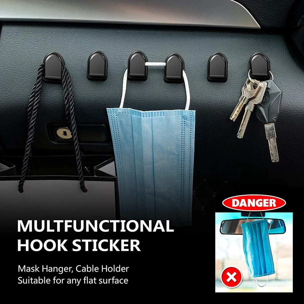 Mini Car Hooks Interior Storag - Car Accessories For Dashboard ulasan dan harga