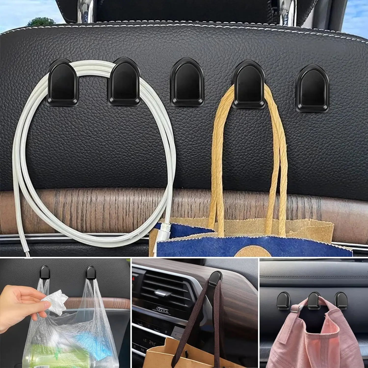 Mini Car Hooks Interior Storag - Car Accessories For Dashboard ulasan dan harga
